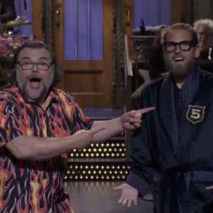 Jonah Hill and Tina Fey Crash Jack Black SNL 5-Timers Club Induction