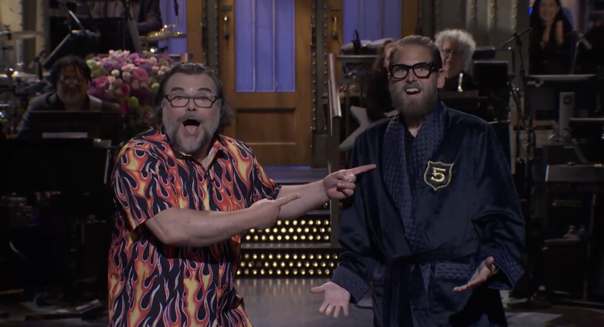 Jonah Hill and Tina Fey Crash Jack Black SNL 5-Timers Club Induction