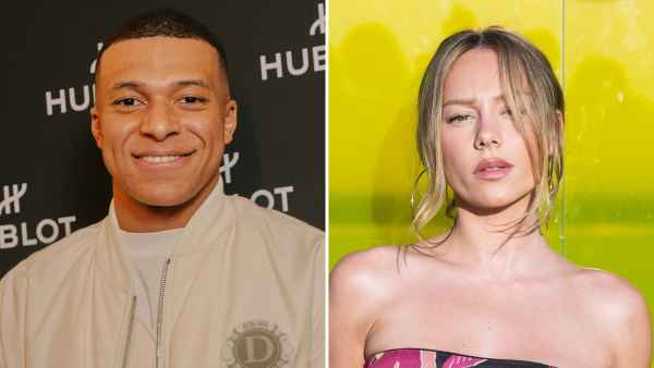 Ester Expósito y Kylian Mbappé.