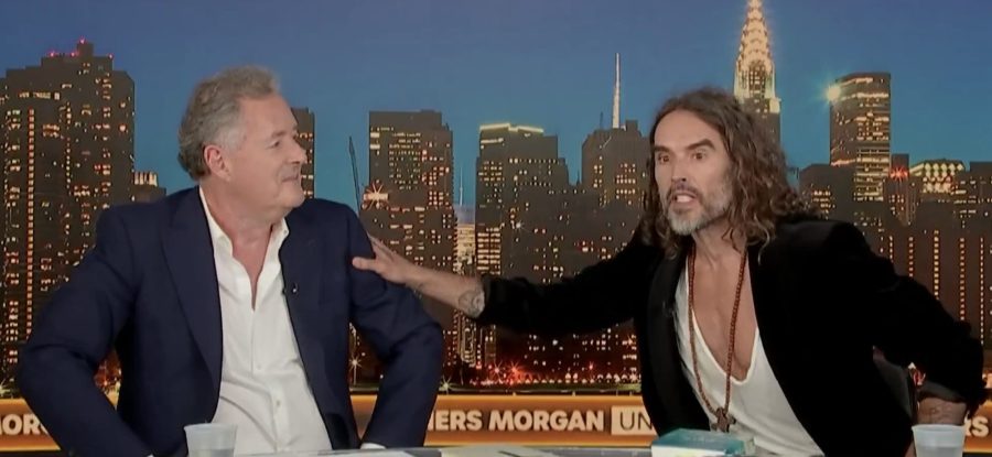 Piers Morgan Says Russell Brand Was Inappropriately Tactile in Interview