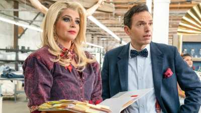 Casey Wilson and Paul Scheer in Black Monday