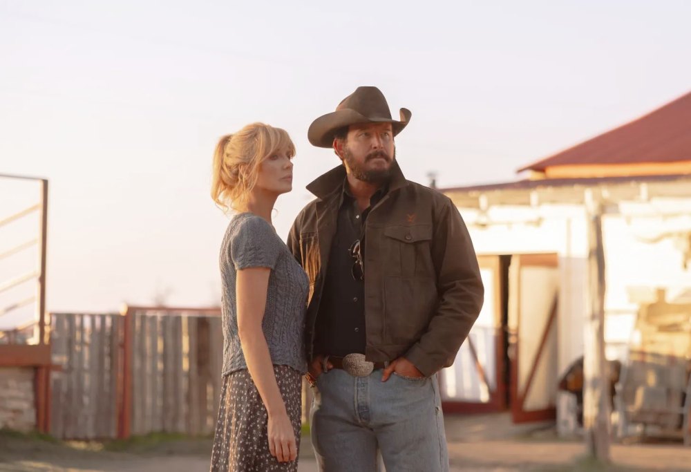Kelly Reilly and Cole Hauser in Dutton Ranch