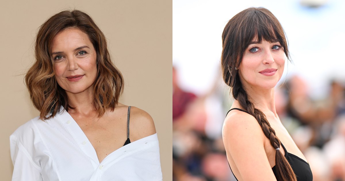 Katie Holmes and Dakota Johnson Agree: Billowy White Blouses Are a Spring Closet MVP Katie Holmes and Dakota Johnson Agree: Billowy White Blouses Are a Spring Closet MVP