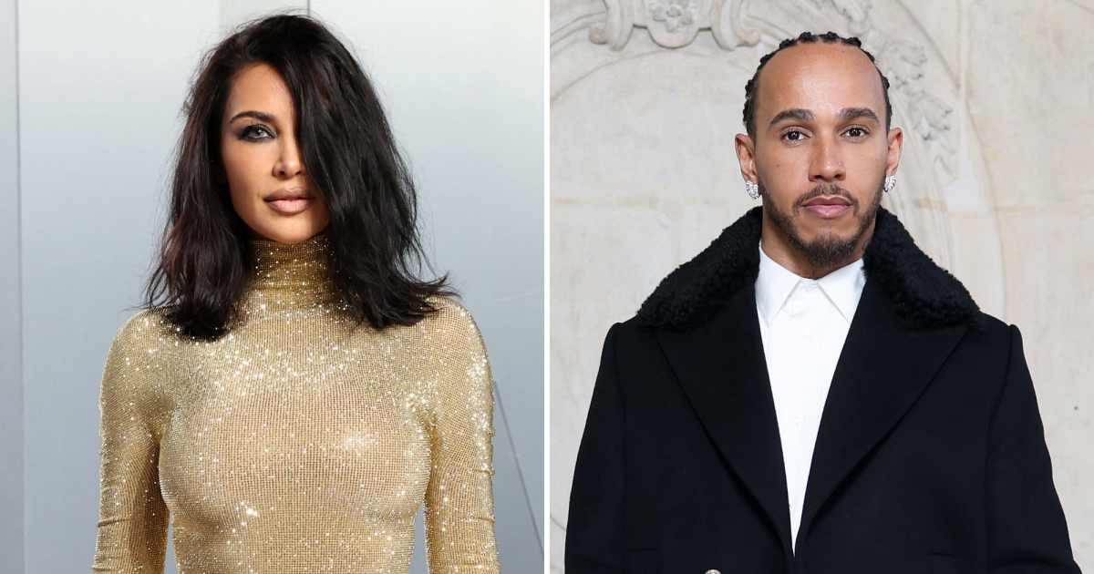Kim Kardashian deelt een glimp van Lewis Hamilton