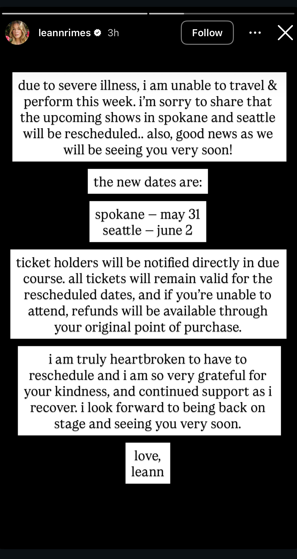 LeAnn Rimes Reveals ‘Severe Illness’ After Deep Jaw Release Video Drama