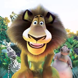 Marty the Zebra (CHRIS ROCK), Alex the Lion (BEN STILLER) and Gloria the Hippo (JADA PINKETT SMITH) in Madagascar