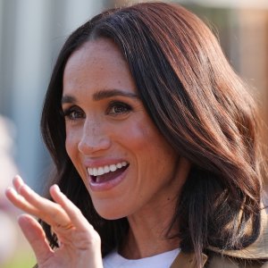 MELBOURNE, AUSTRALIA - APRIL 16: Meghan, Duchess of Sussex, takes part in the Scar Tree Walk on day three of the royal trip on April 16, 2026 in Melbourne, Australia. The Scar Tree Walk is a journey connecting traditional and contemporary Aboriginal cultures and histories of the Kulin Nation. The Duke and Duchess of Sussex are on a four-day visit to Australia, with engagements across Melbourne, Canberra and Sydney. (Photo by Jonathan Brady-Pool/Getty Images)