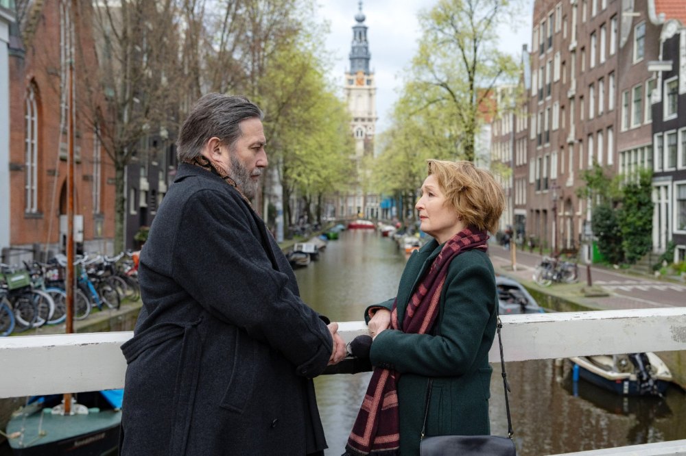 Ciaran Hinds and Lesley Manville in Midwinter Break