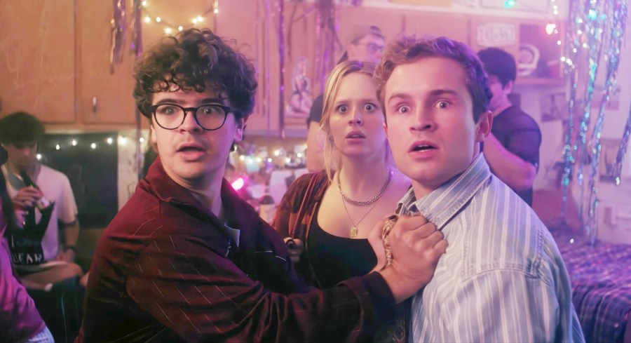 Gaten Matarazzo, Lulu Wilson and Sean Giambrone in Pizza Movie