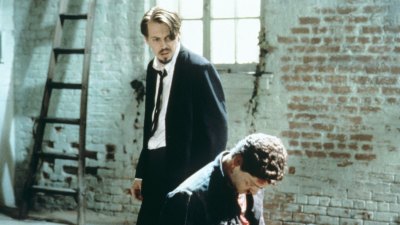 Steve Buscemi and Christopher Penn in Reservoir Dogs
