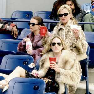Cynthia Nixon, Kristin Davis, Sarah Jessica Parker and Kim Cattrall in Sex and the City season 2