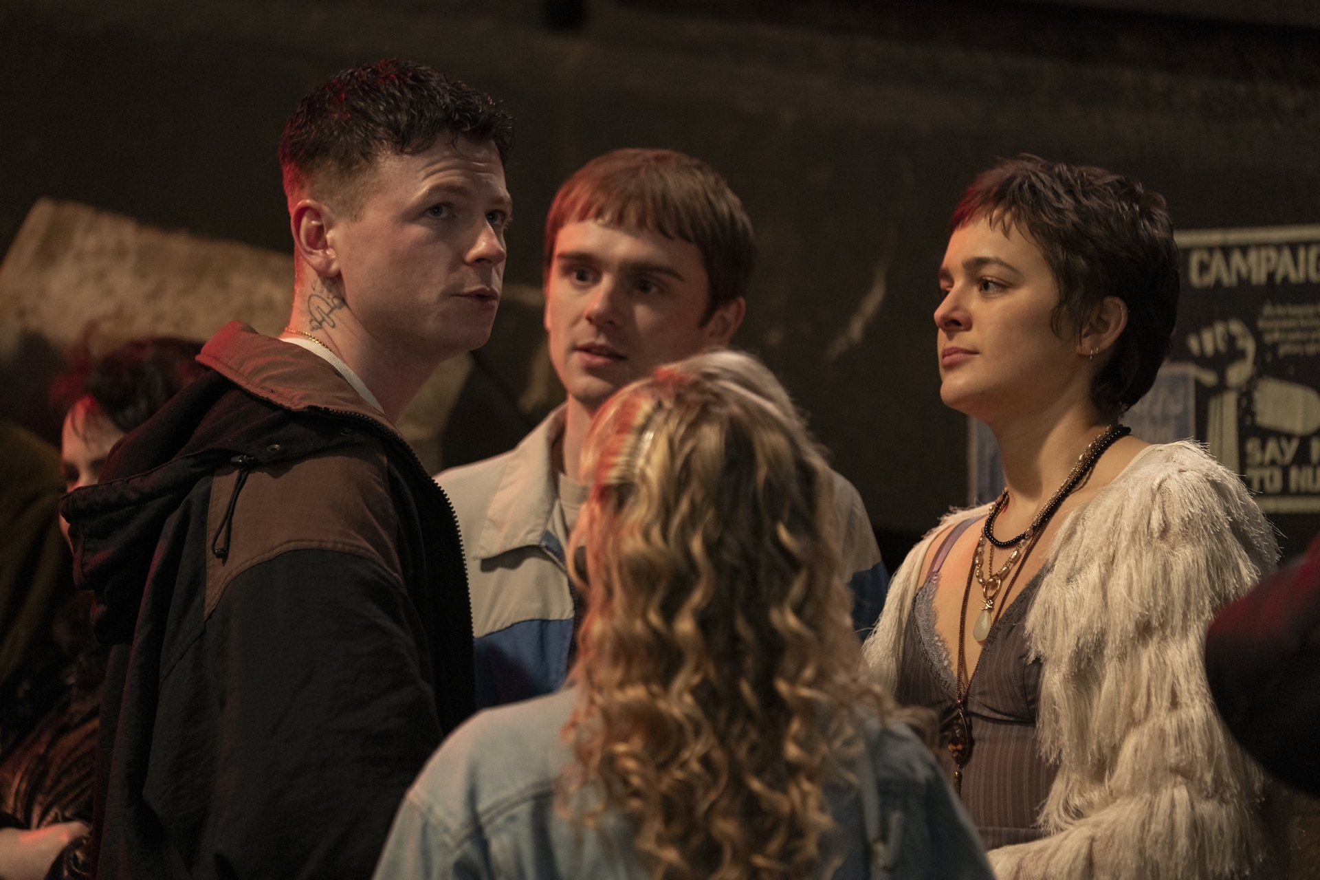 Stuart Campbell, Mitchell Robertson, Julie Cullen and Philippine Velge in Half Man