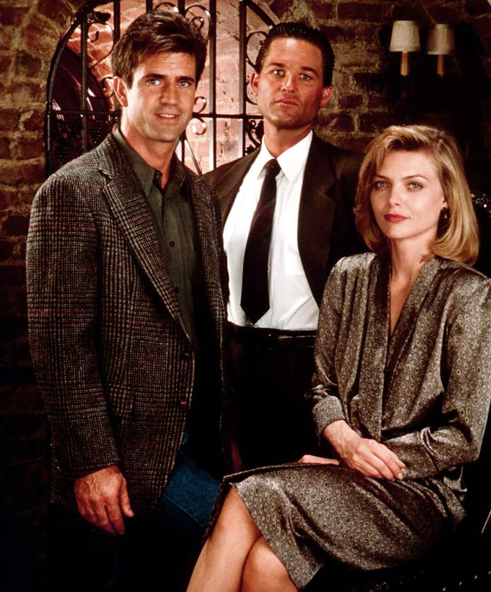 Mel Gibson, Kurt Russell and Michelle Pfeiffer in Tequila Sunrise