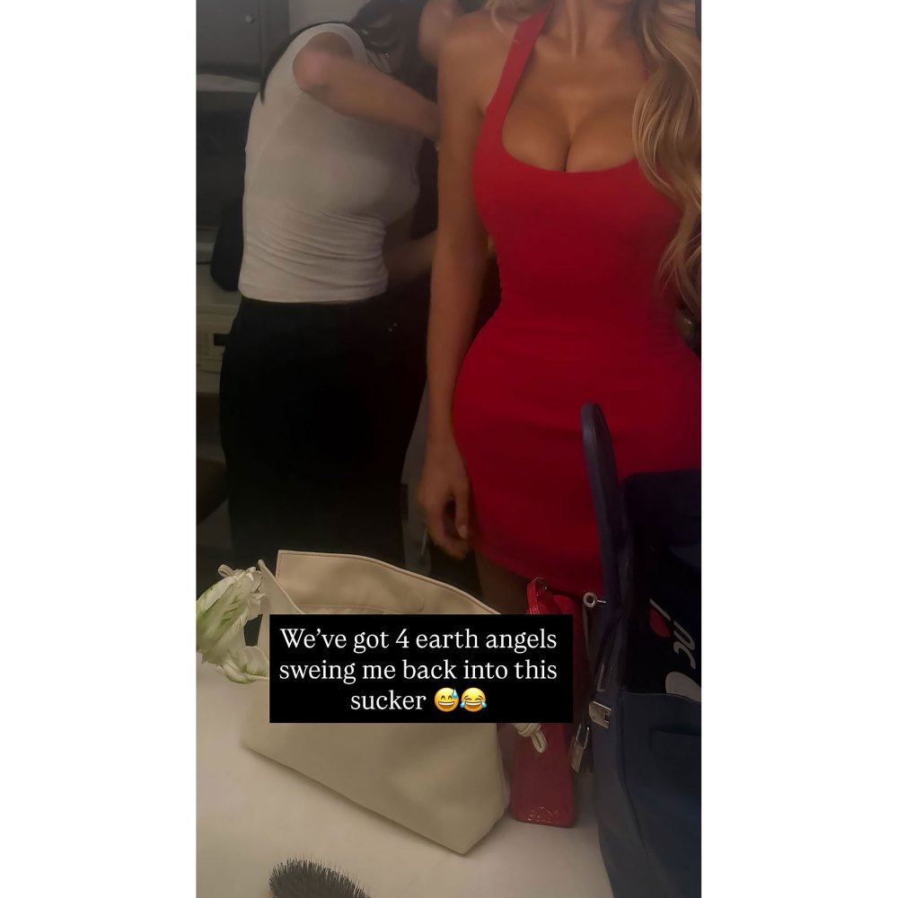 Brooks Nader Busts Out Her Dress Minutes Before Red Carpet Event 2