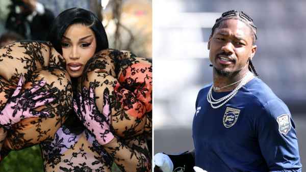 Cardi B and Stefon Diggs Appear to Have Heated Argument After Cozy Mother's Day Reunion