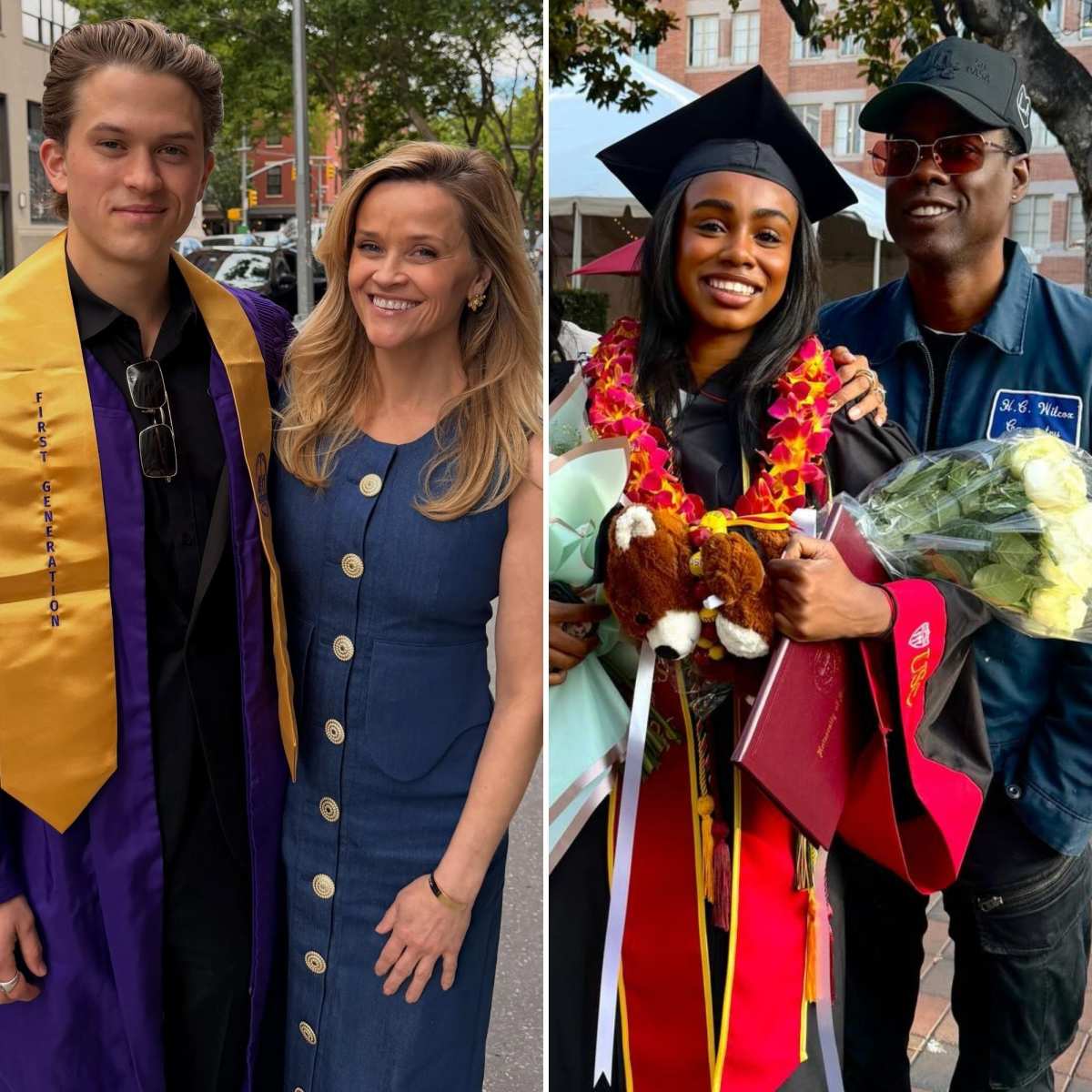 Celebrity Kids Who Graduated in 2026 Reese Witherspoon Son and Chris Rock Daughter