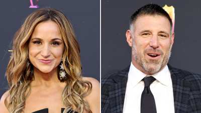 Dianna Russini Spotted Wrapping Her Arm Around Mike Vrabel at 2022 Super Bowl Party