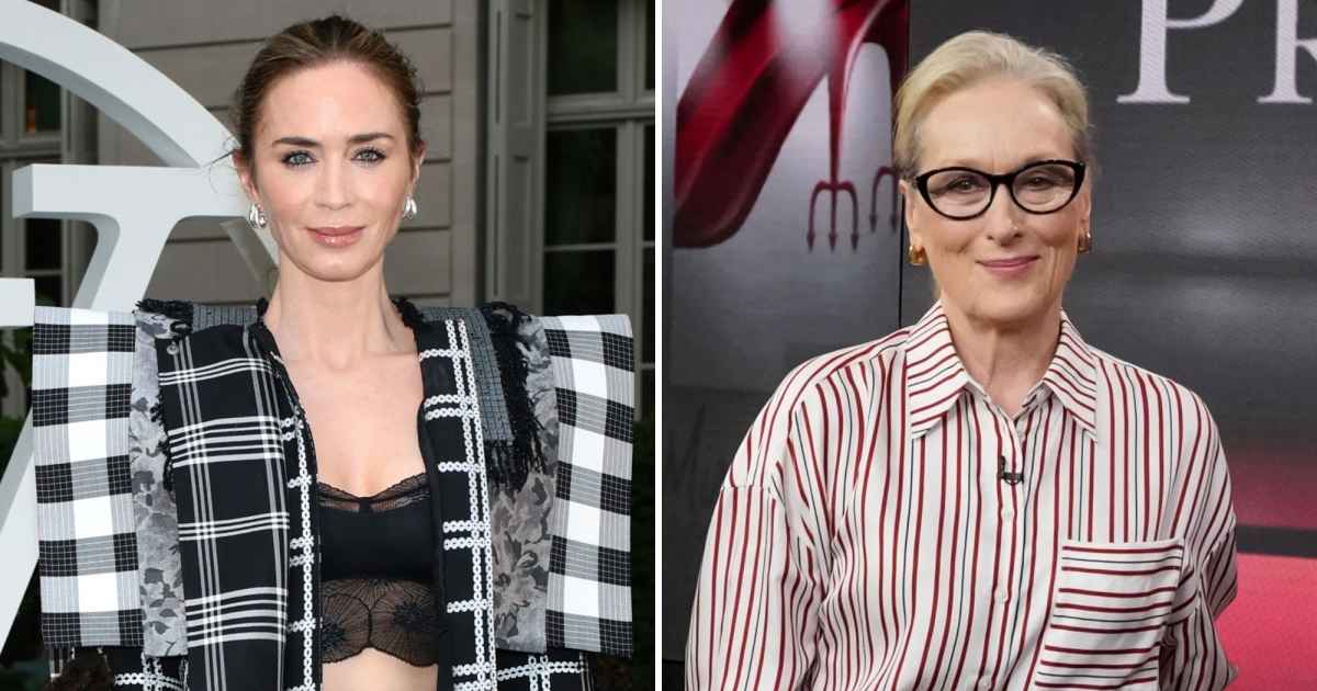 Emily Blunt Recalls Meryl Streep Dancing to ‘Mamma Mia’ at Her Wedding to John Krasinski