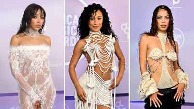 Feature Naked Dress Arrival Red Carpet American Music Awards 2026 AMA