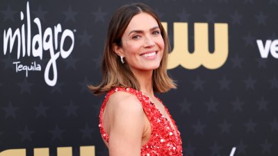 Mandy Moore at The 29th Critics' Choice Awards held at The Barker Hangar on January 14, 2024 in Santa Monica, California. (Photo by Christopher Polk/WWD via Getty Images)