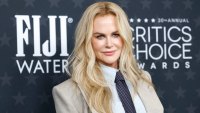 Nicole Kidman attends the 30th Annual Critics Choice Awards at Barker Hangar on February 07, 2025 in Santa Monica, California.