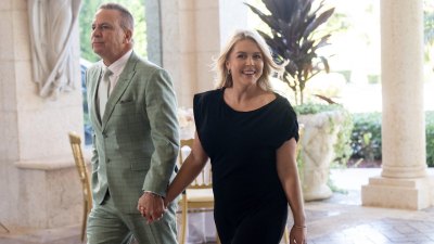 GettyImages-2258845737 Who Is Karoline Leavitts Husband nicholas riccio