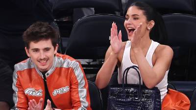 Timothee Chalamet and Kylie Jenner Show PDA Courtside at the Knicks