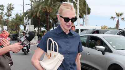 Kelly Rutherford is seen during the 79th annual Cannes Film Festival on May 13, 2026 in Cannes, France.