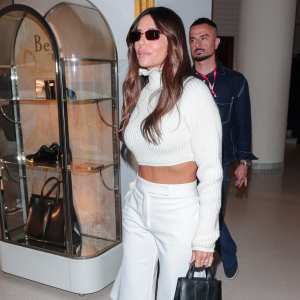 Eva Longoria is seen at the Martinez Hotel during the 79th annual Cannes Film Festival on May 22, 2026 in Cannes, France.