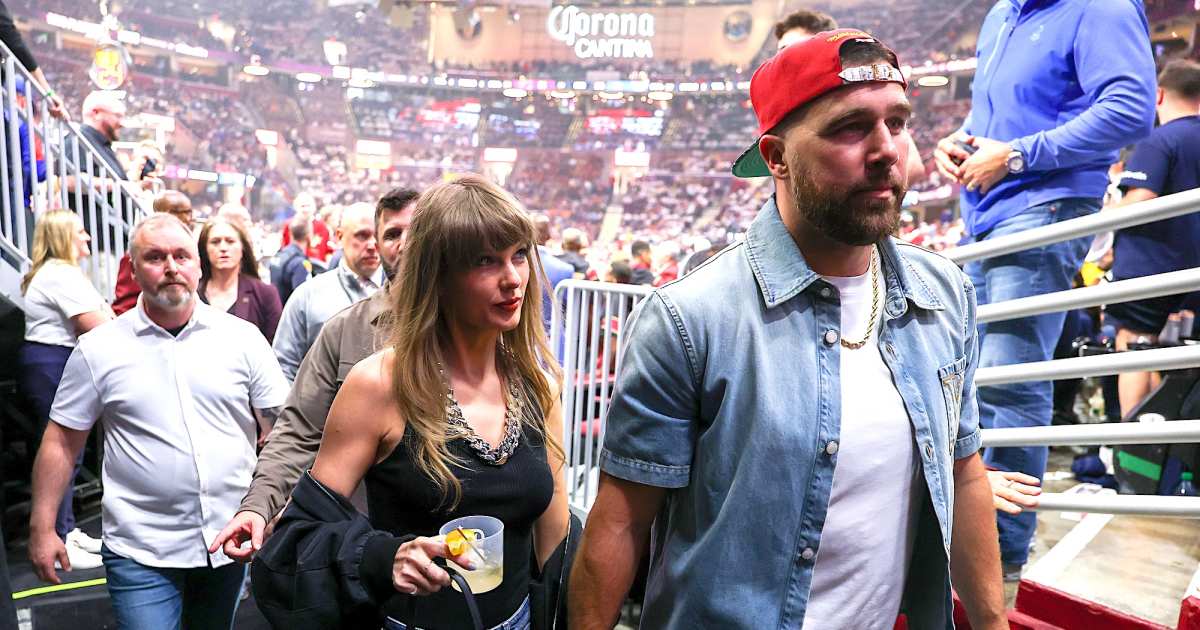 Taylor Swift and Travis Kelce Cheer on Cleveland Cavaliers Courtside at NBA Eastern Conference Final Taylor Swift and Travis Kelce Cheer on Cleveland Cavaliers Courtside at NBA Eastern Conference Final