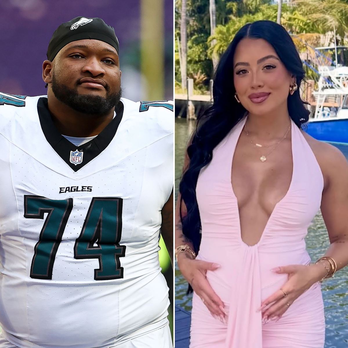 Girlfriend of Eagles Fred Johnson Says He Kicked Her Out of House While 8 Months Pregnant Lyss Okada