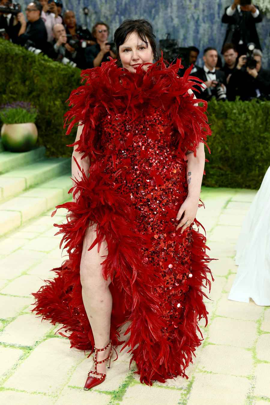 Lena Dunham Carpet Arrival Met Gala 2026