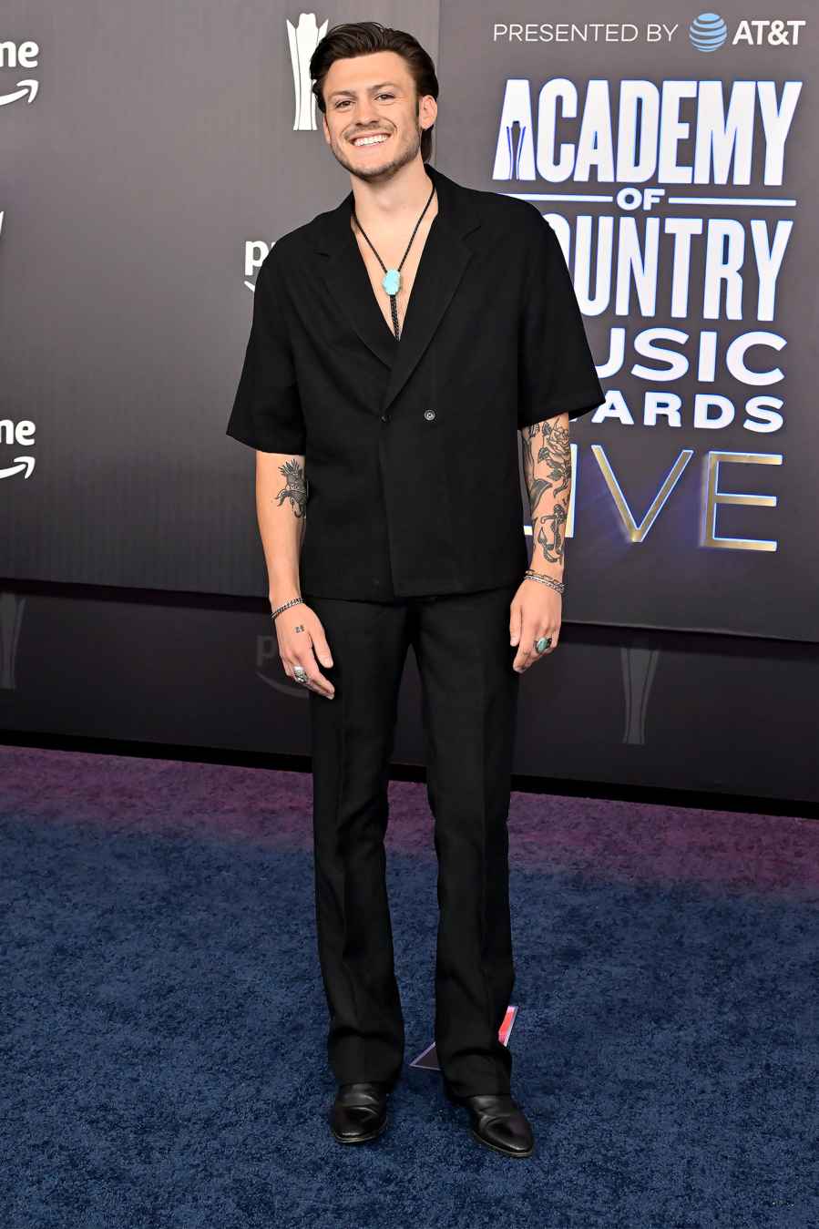 Logan Crosby Arrival Red Carpet Academy of Country Music Awards ACMs 2026