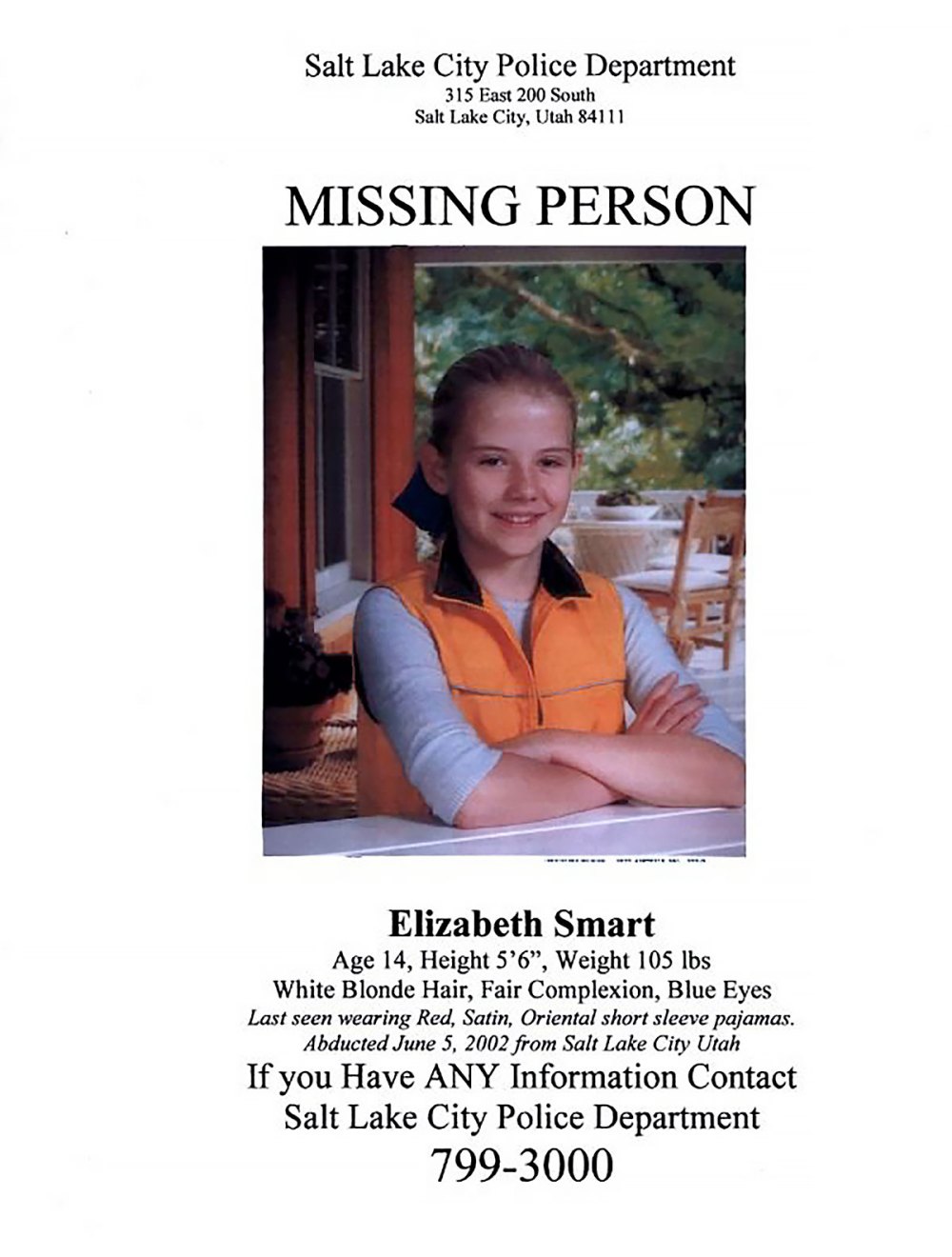 MIssing Poster Elizabeth Smart 2622 Us Weekly Cover Story