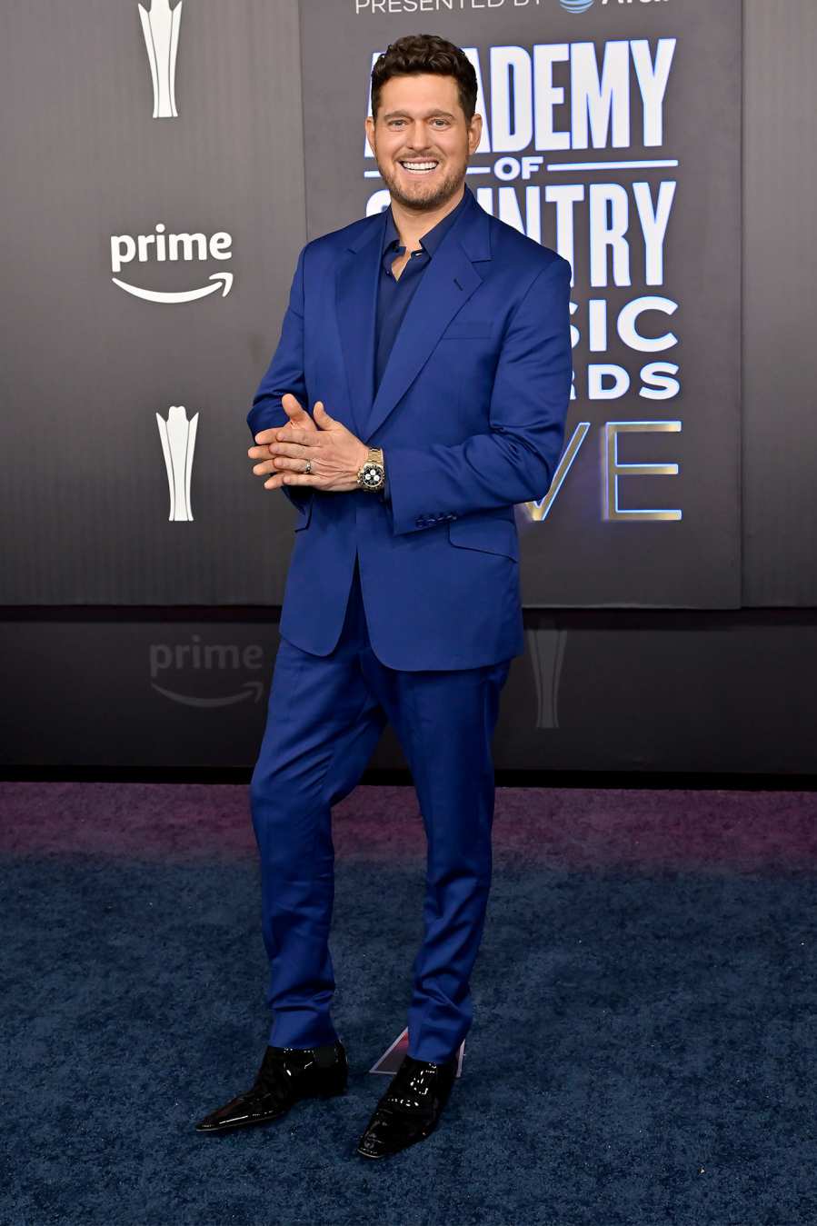 Michael Buble Arrival Red Carpet Academy of Country Music Awards ACMs 2026
