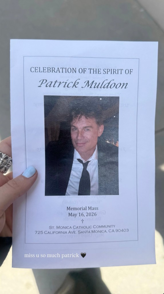 Patrick Muldoons Memorial Is Held Nearly 1 Month After His Death