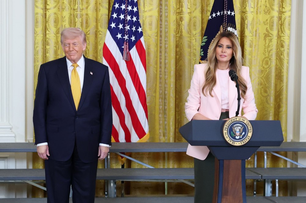 President Donald Trump Apologizes to Wife Melania for Famously Spelling Her Name Melanie on Social Media May 2026