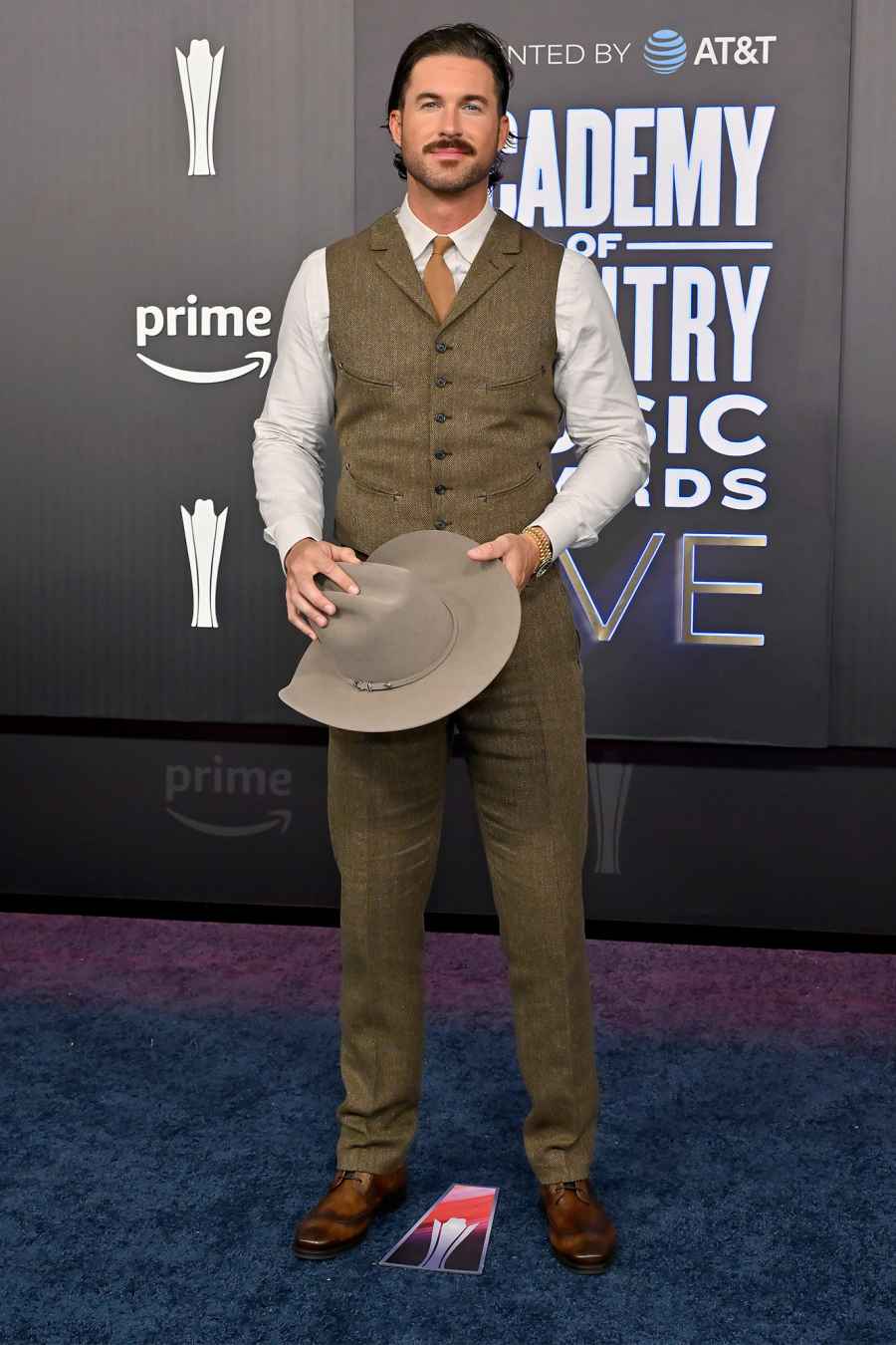 Riley Green Arrival Red Carpet Academy of Country Music Awards ACMs 2026