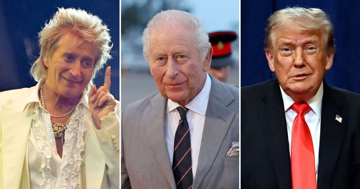 Rod Stewart Commends King Charles for Putting ‘Rat Bag’ Donald Trump ‘in His Place’ on U.S. Visit