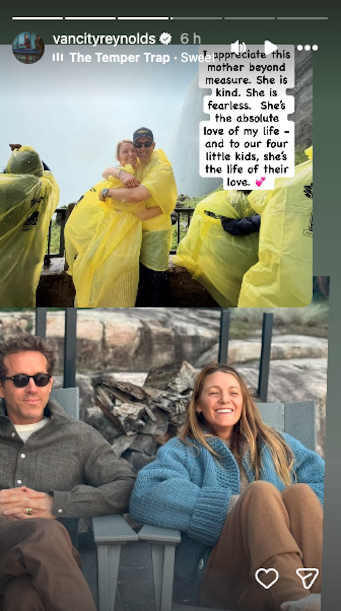 Ryan Reynolds Praises Fearless Wife Blake Lively in Mother&rsquo;s Day Tribute