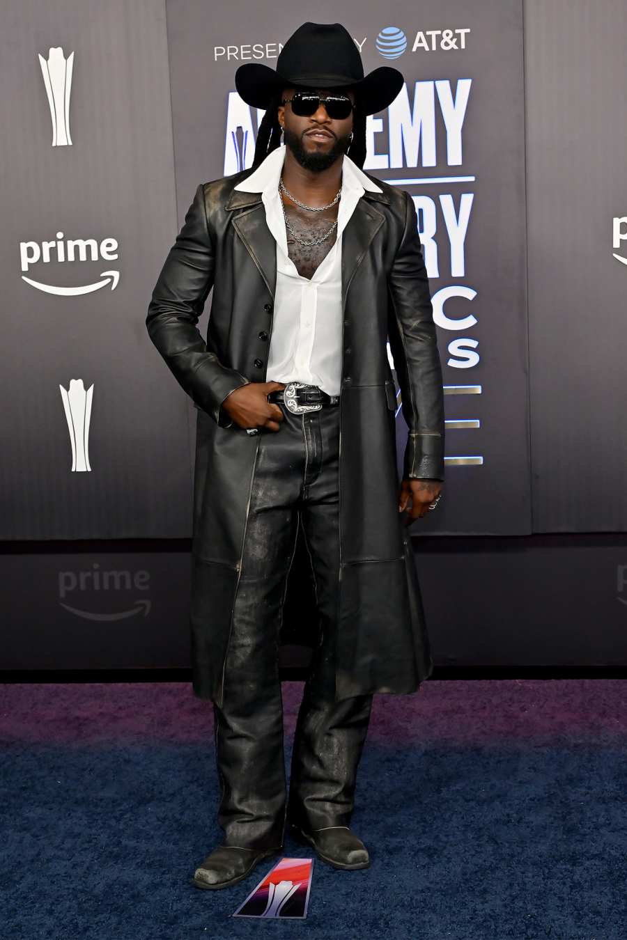Shaboozey Arrival Red Carpet Academy of Country Music Awards ACMs 2026
