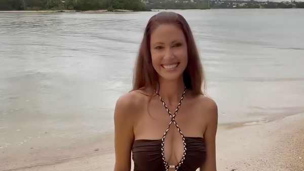 Shannon Elizabeth Rocks Plunging One-Piece Swimsuits on Vacation Amid OnlyFans Venture