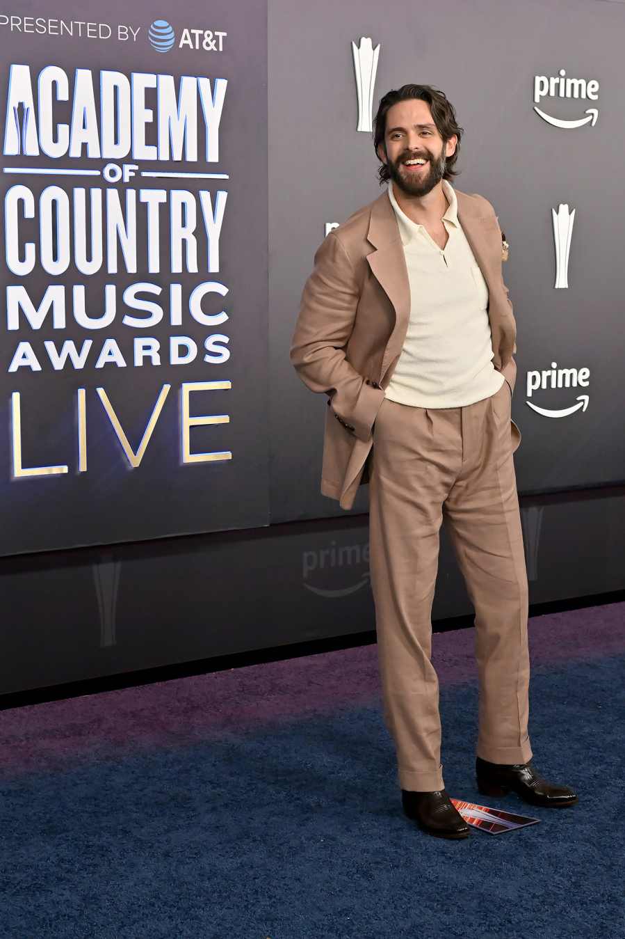 Thomas Rhett Arrival Red Carpet Academy of Country Music Awards ACMs 2026