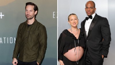 Tobey-Maguire-Spotted-With-ExWife-and-Her-Fiance