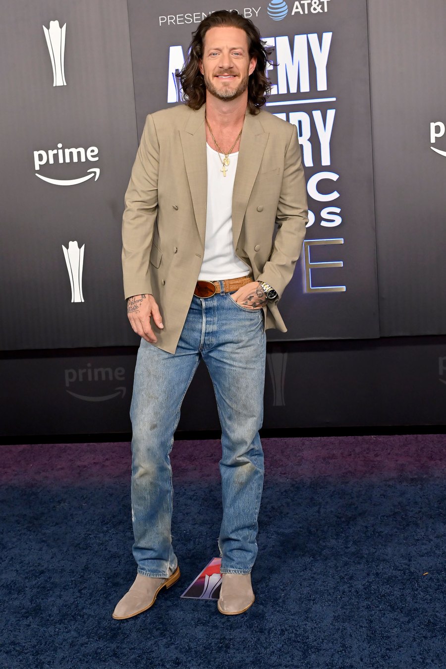 Tyler Hubbard Arrival Red Carpet Academy of Country Music Awards ACMs 2026