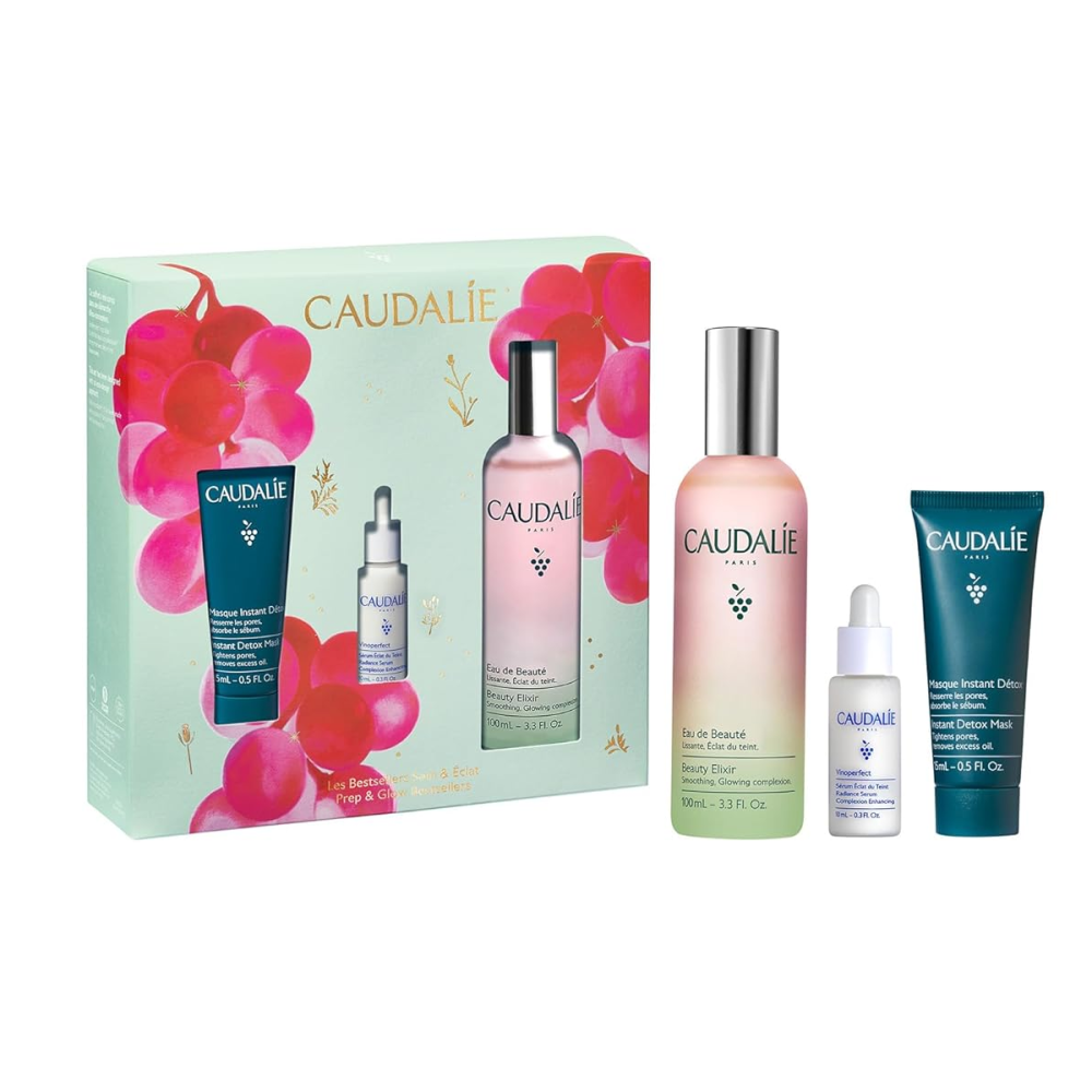 Caudalie Prep & Glow Mothers Day Gift Skin Care Set