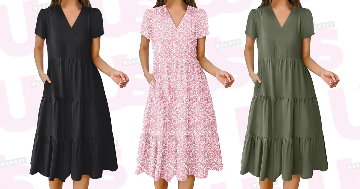 Psst! The Bestselling Amazon Dress That Camouflages Bloating and Bra Bulge Is 30% Off