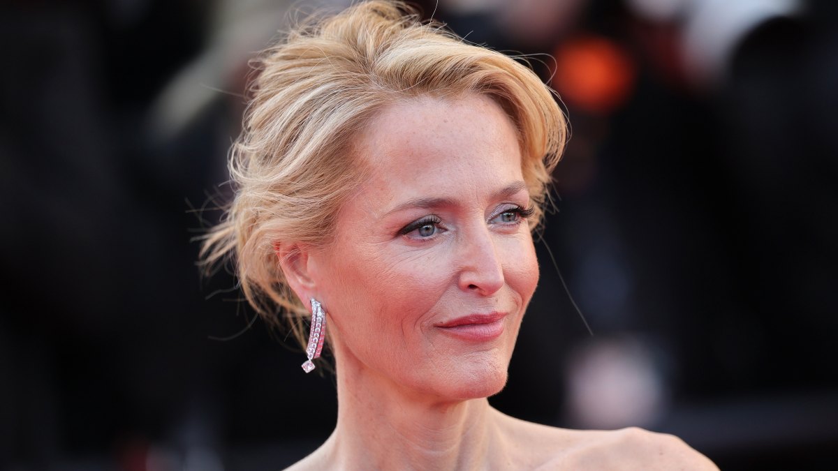 CANNES, FRANCE - MAY 22: Gillian Anderson attends the "Histoires De La Nuit" (The Birthday Party) screening during the 79th annual Cannes Film Festival at Palais des Festivals on May 22, 2026 in Cannes, France. (Photo by Neilson Barnard/Getty Images)