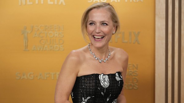 LOS ANGELES, CALIFORNIA - FEBRUARY 23: Gillian Anderson attends the 31st Annual Screen Actors Guild Awards at Shrine Auditorium and Expo Hall on February 23, 2025 in Los Angeles, California. (Photo by Jeff Kravitz/FilmMagic)