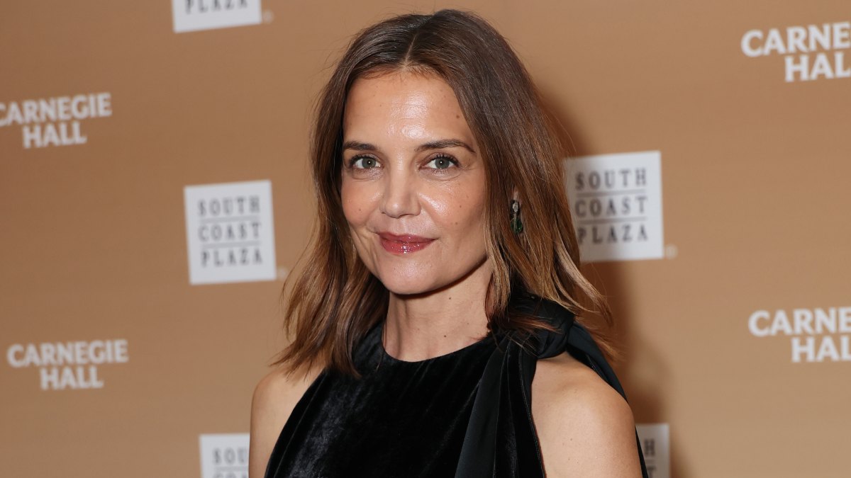 NEW YORK, NEW YORK - MAY 05: Katie Holmes attends Carnegie Hall's 50th Anniversary Of The Concert Of The Century red carpet at Waldorf Astoria Hotel on May 05, 2026 in New York City. (Photo by Rob Kim/Getty Images)